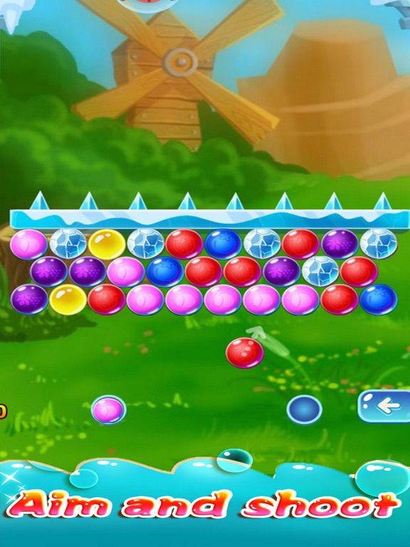 Frozen Land Bubble Shooter game screenshot