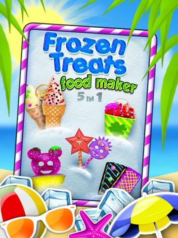 Frozen Treats Food Maker by Free Maker Games game screenshot