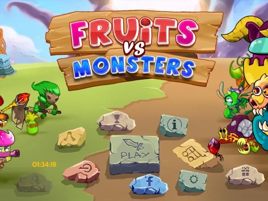 Fruit vs. Monster game screenshot