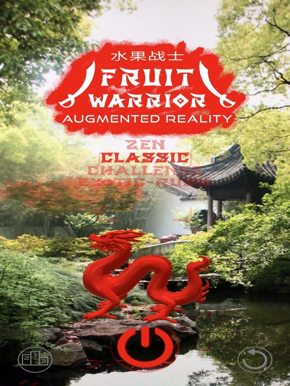 Fruit Warrior AR game screenshot