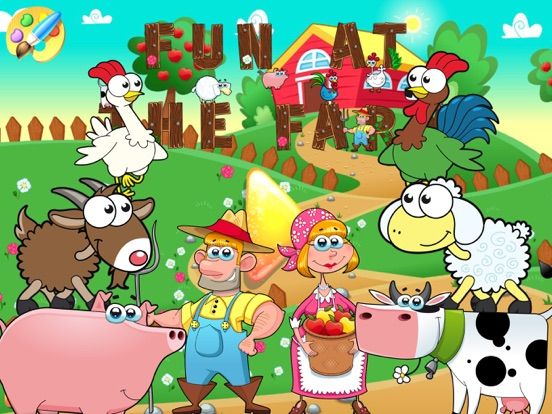 Fun At The Farm Learning Games App Screenshot