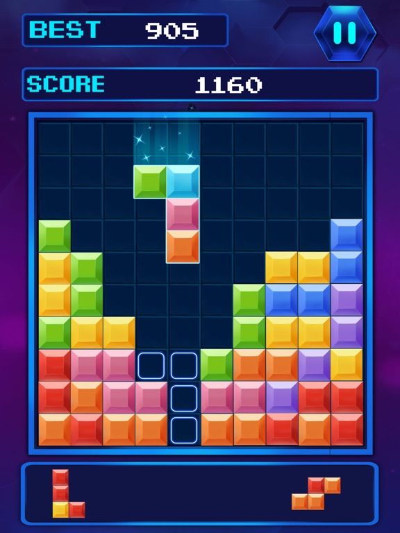 Fun Block Brick Puzzle App Screenshot