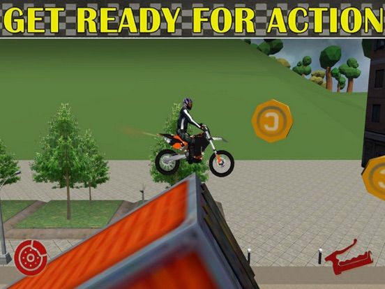 Furious Ramp Motobike City Rac game screenshot