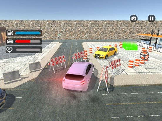 Futuristic Car Park Challenge game screenshot