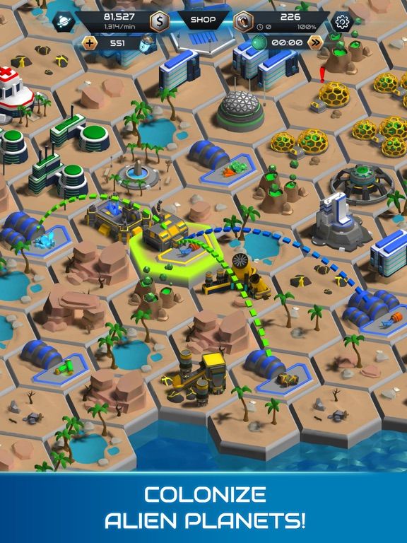 Galactic Colonies App Screenshot