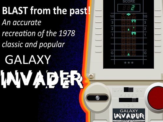 Galaxy Invader 1978 game screenshot