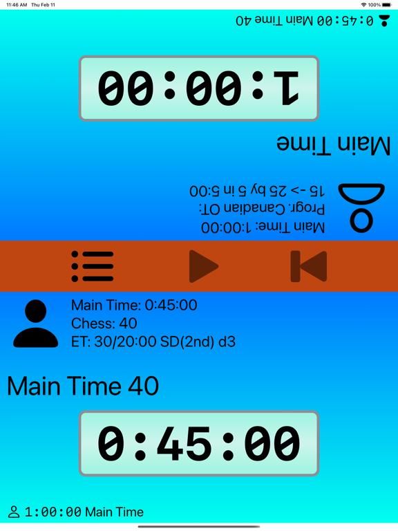 Game Clock (Chess, Go, Shogi) game screenshot