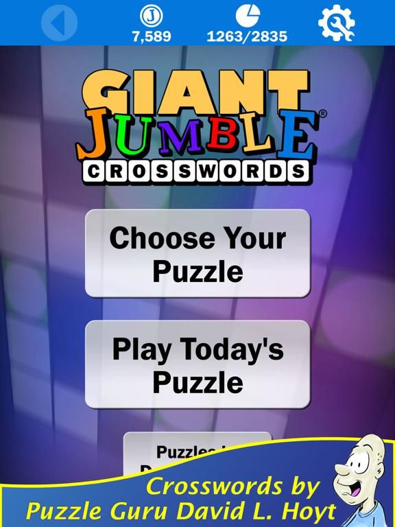 Giant Jumble Crosswords game screenshot