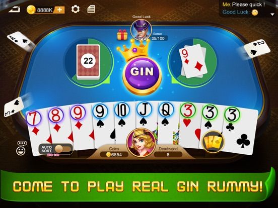 Gin Rummy​ game screenshot