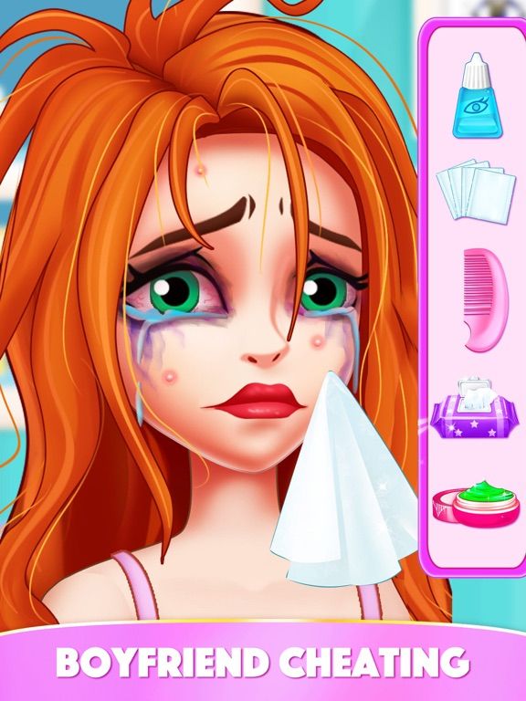 Girl Games Dress Up Hair Salon App Screenshot