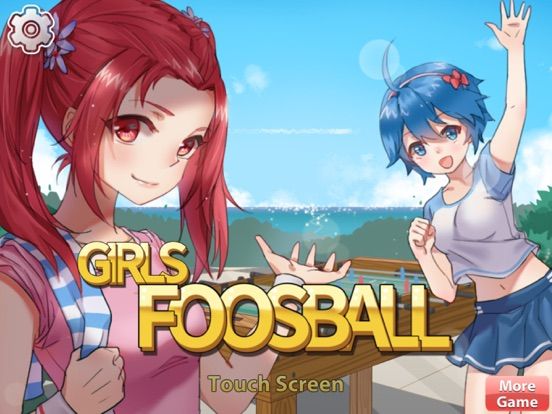 Girls Foosball game screenshot