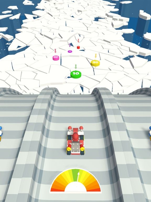 Glide Race 3D game screenshot