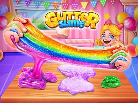 Glitter Slime Maker game screenshot