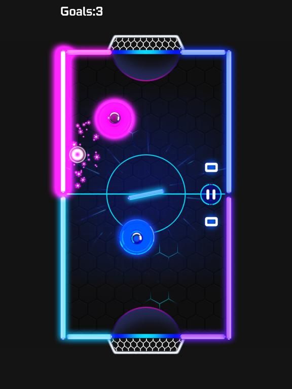 Glow Hockey Strike App Screenshot