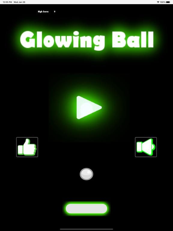 Glowing Ball game screenshot