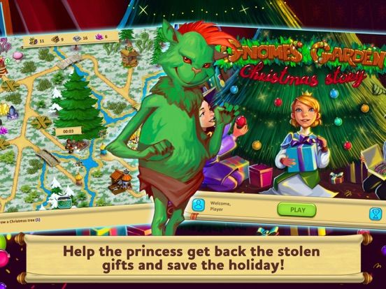 Gnomes Garden: Christmas story game screenshot