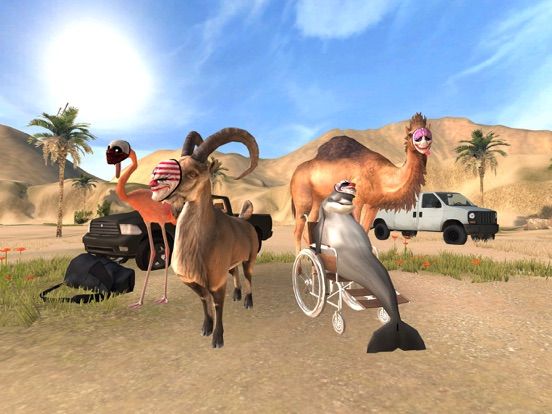 Goat Simulator PAYDAY game screenshot