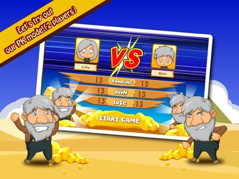 Gold Miner-Online VS game screenshot