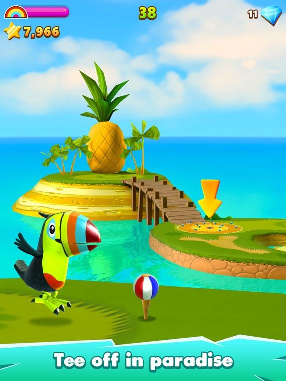 Golf Island game screenshot