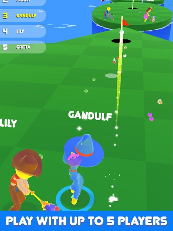 Golf Race game screenshot