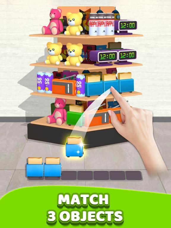 Goods Match 3D game screenshot