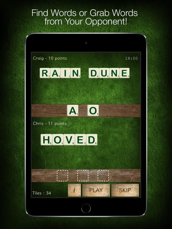Grabble Words! App Screenshot