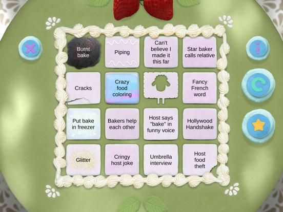 Great British Baking Bingo App Screenshot