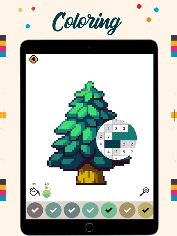 Grid Coloring Book game screenshot