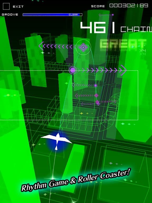 Groove Coaster Zero game screenshot