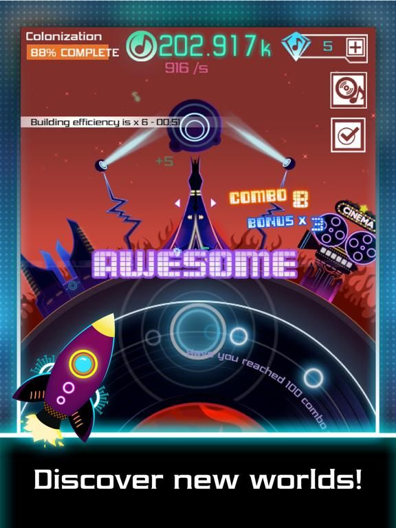 Groove Galaxy game screenshot