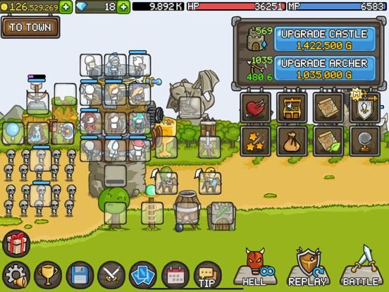 Grow Castle! game screenshot