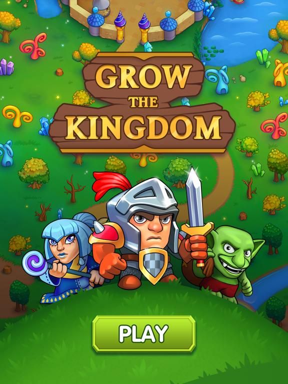 Grow the Kingdom: merging game game screenshot