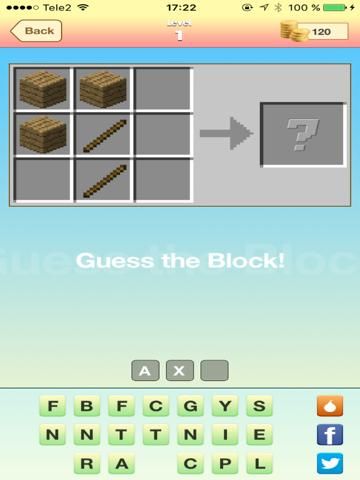 Guess The Block game screenshot