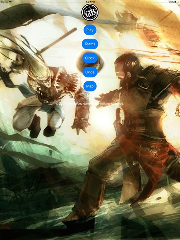 Guild Ball Manager App Screenshot