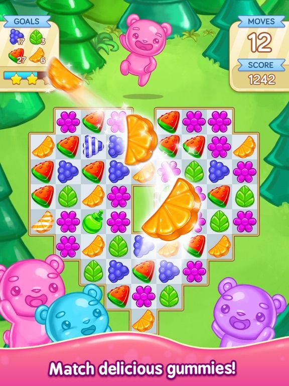 Gummy Gush game screenshot