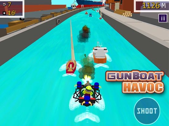 Gun Boat Havoc game screenshot