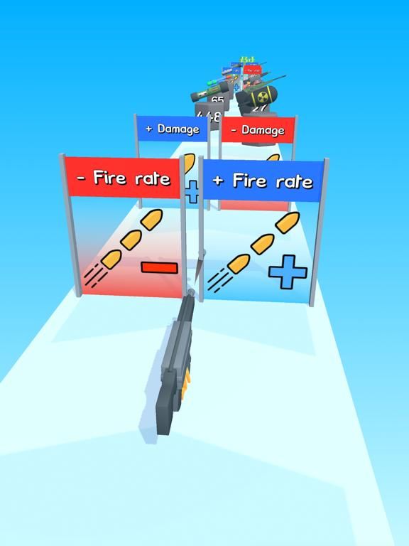 Gun Head Run game screenshot