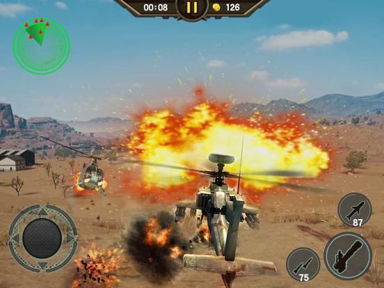 Gunship Combat: 3D Air Strike App Screenshot