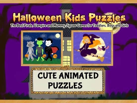 Halloween Kids Puzzles: Pirate, Vampire and Mummy Games for Toddlers, Boys and Girls game screenshot
