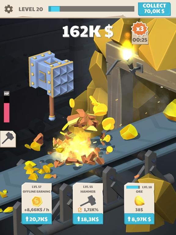 Hammer Hit App Screenshot