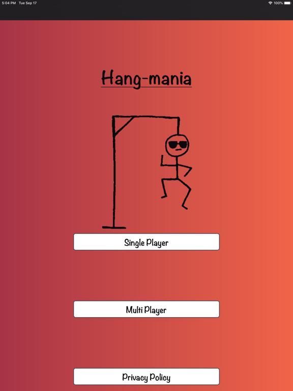 Hang-mania game screenshot