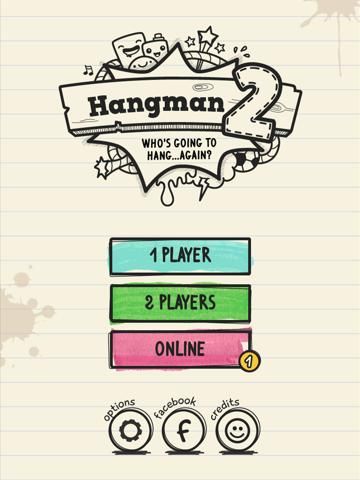 Hangman 2: Online game screenshot