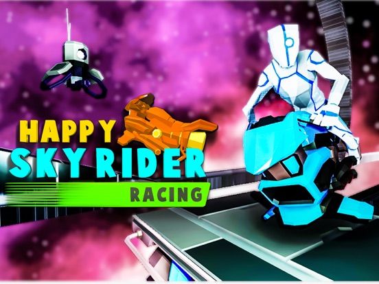 Happy Sky Rider Racing App Screenshot