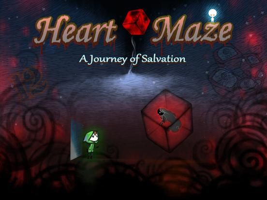 Heart Maze game screenshot