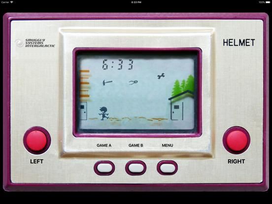 Helmet LCD game screenshot