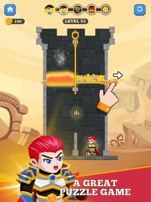 Hero Rescue App Screenshot