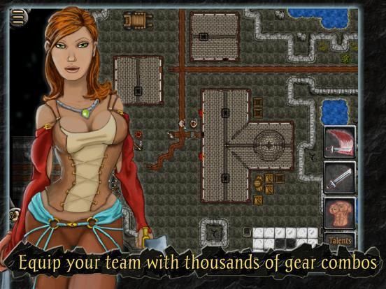 Heroes of Steel RPG Elite game screenshot