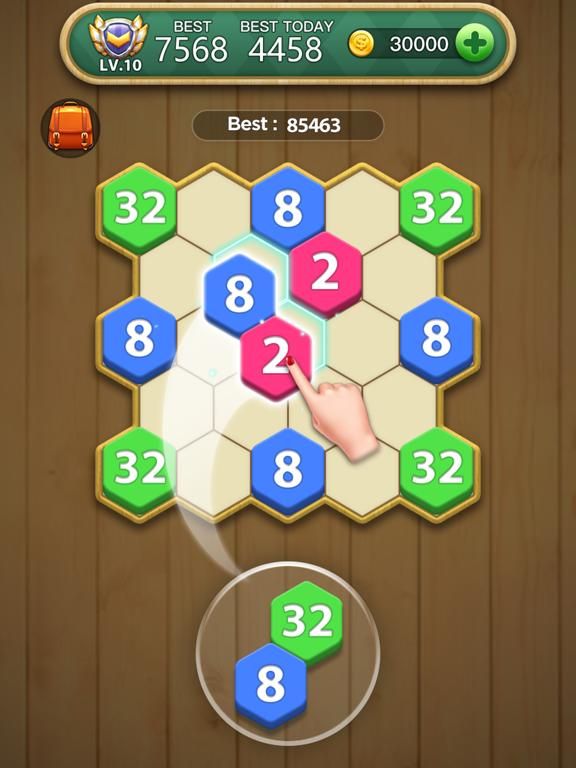 Hexa Number Puzzle game screenshot