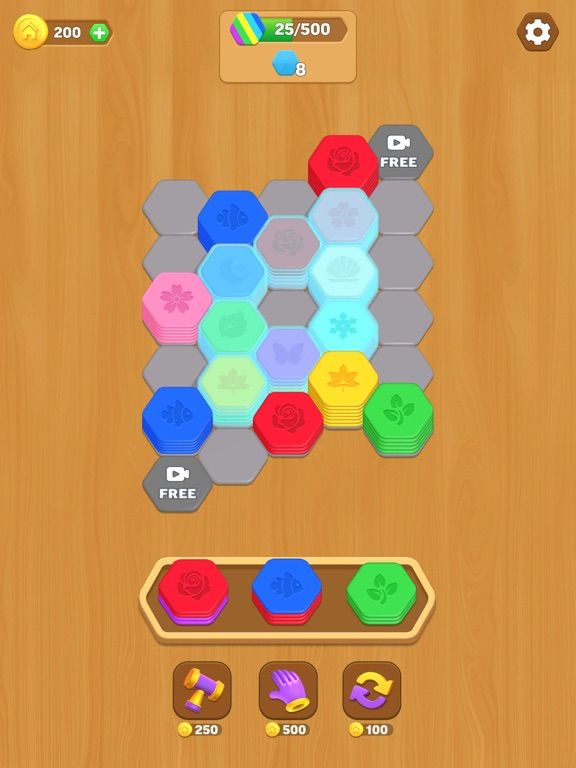 Hexa Up! game screenshot