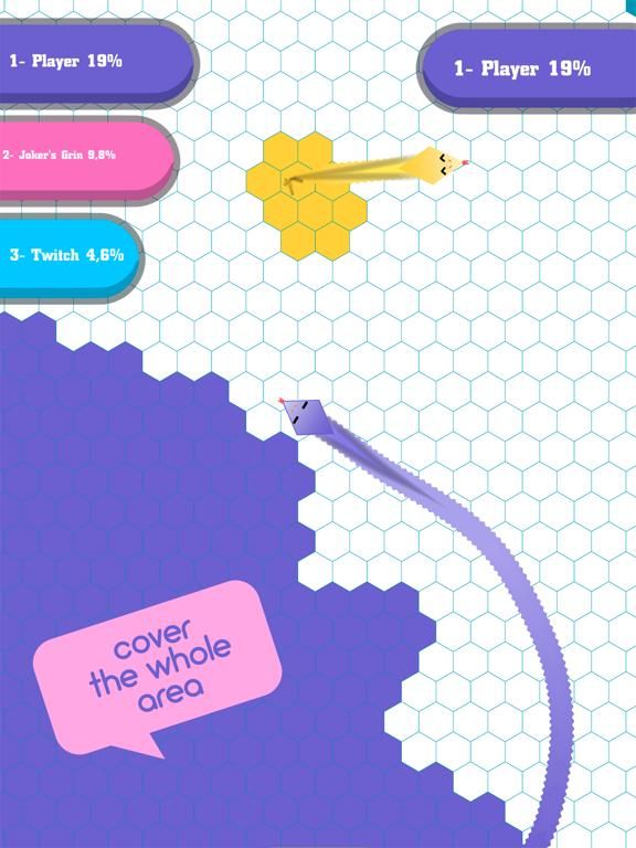 Hexagon.io Snake: Paper Draw! App Screenshot